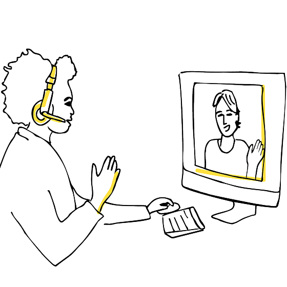 telecall illustration